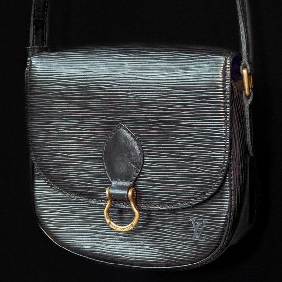 LOUIS VUITTON Saint Cloud Epi Leather PM Crossbody in Black - Picture 16 of 16